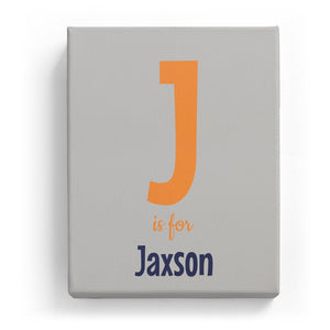 J is for Jaxson - Cartoony