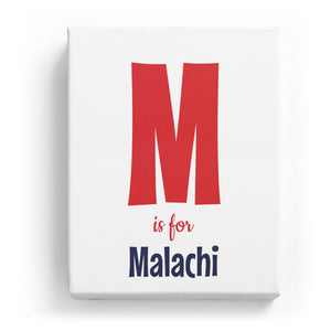 M is for Malachi - Cartoony