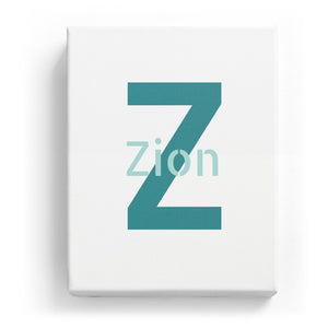 Zion Overlaid on Z - Stylistic