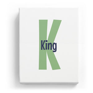 King Overlaid on K - Cartoony