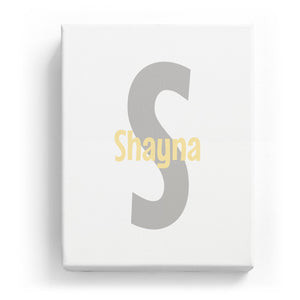 Shayna Overlaid on S - Cartoony