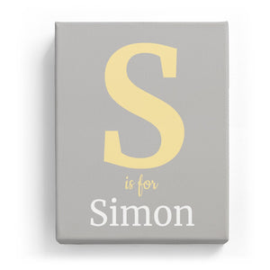 S is for Simon - Classic