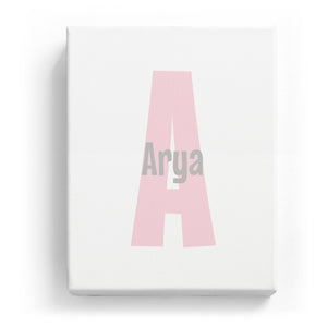 Arya Overlaid on A - Cartoony