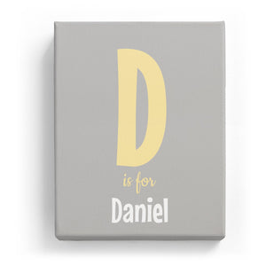 D is for Daniel - Cartoony