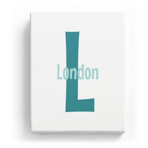 London Overlaid on L - Cartoony
