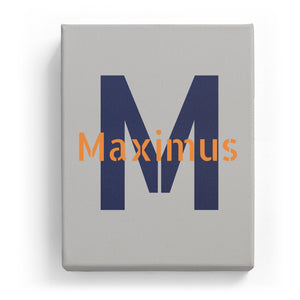 Maximus Overlaid on M - Stylistic