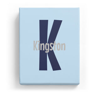 Kingston Overlaid on K - Cartoony