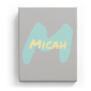 Micah Overlaid on M - Artistic
