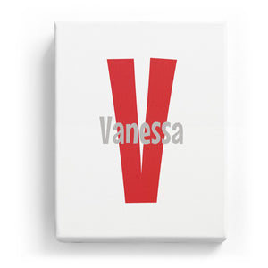 Vanessa Overlaid on V - Cartoony