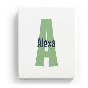 Alexa Overlaid on A - Cartoony