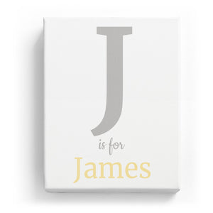 J is for James - Classic