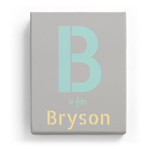 B is for Bryson - Stylistic