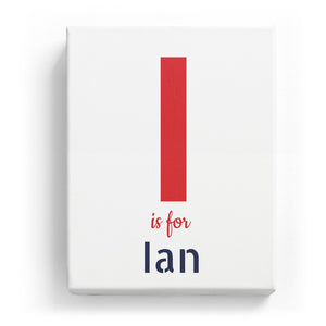 I is for Ian - Stylistic
