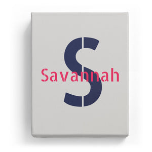 Savannah Overlaid on S - Stylistic