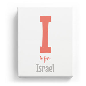 I is for Israel - Cartoony