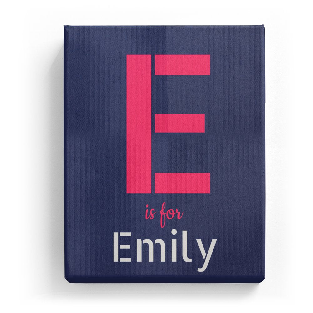 Emily's Personalized Canvas Art