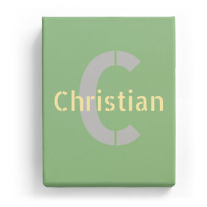 Christian Overlaid on C - Stylistic