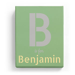 B is for Benjamin - Stylistic