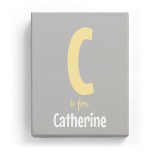 C is for Catherine - Cartoony