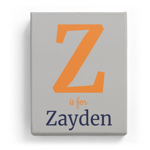 Z is for Zayden - Classic