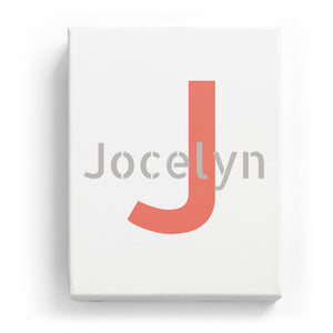 Jocelyn Overlaid on J - Stylistic