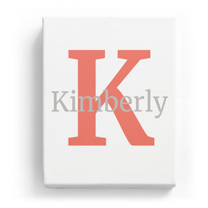 Kimberly Overlaid on K - Classic