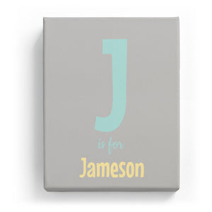 J is for Jameson - Cartoony