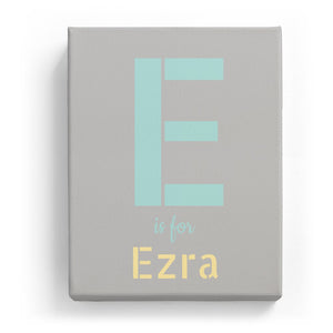 E is for Ezra - Stylistic