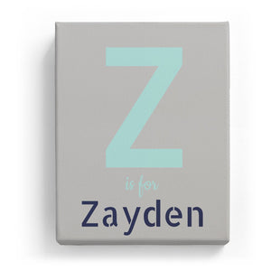 Z is for Zayden - Stylistic