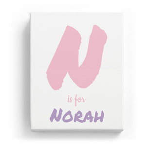 N is for Norah - Artistic
