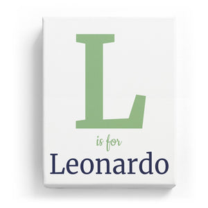 L is for Leonardo - Classic