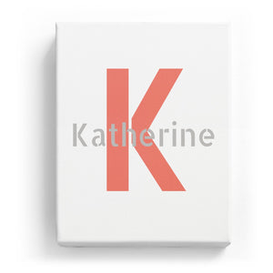 Katherine Overlaid on K - Stylistic