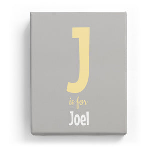 J is for Joel - Cartoony