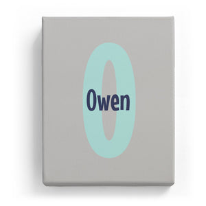 Owen Overlaid on O - Cartoony