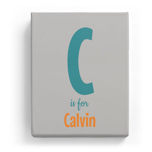 C is for Calvin - Cartoony