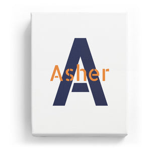 Asher Overlaid on A - Stylistic