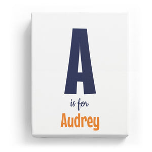 A is for Audrey - Cartoony