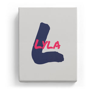 Lyla Overlaid on L - Artistic