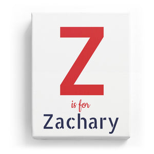 Z is for Zachary - Stylistic