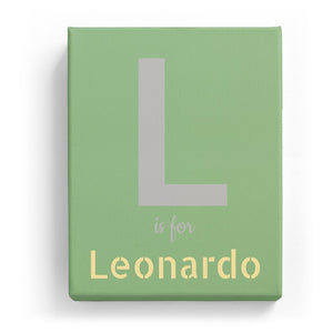 L is for Leonardo - Stylistic