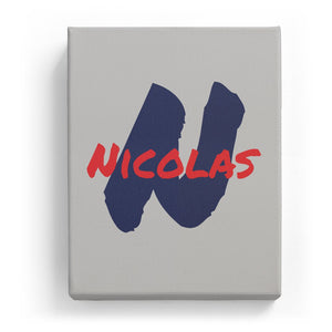 Nicolas Overlaid on N - Artistic