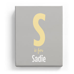 S is for Sadie - Cartoony