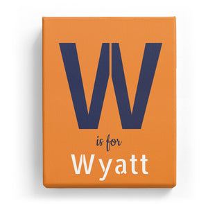 W is for Wyatt - Stylistic