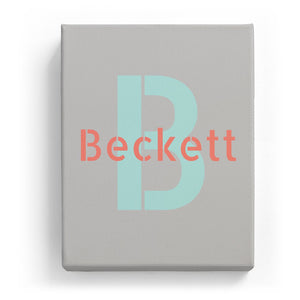 Beckett Overlaid on B - Stylistic