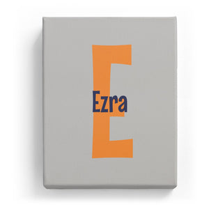 Ezra Overlaid on E - Cartoony