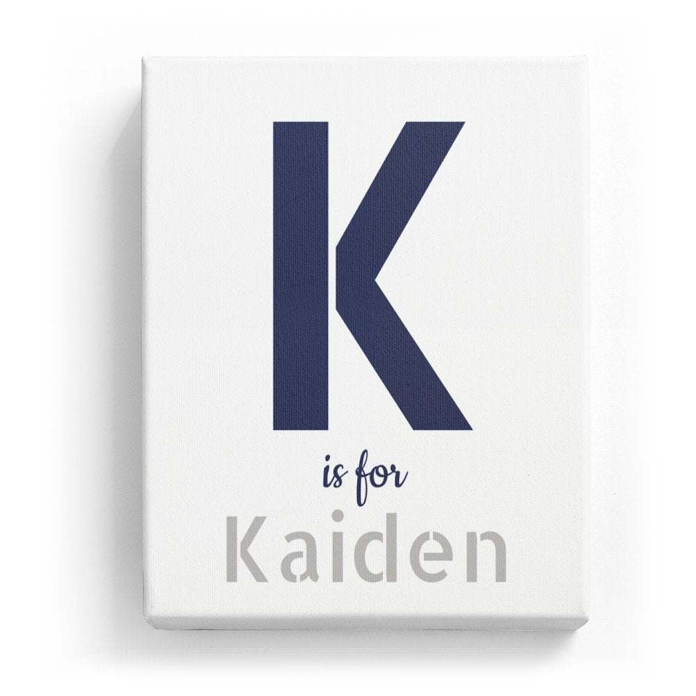 Kaiden's Personalized Canvas Art