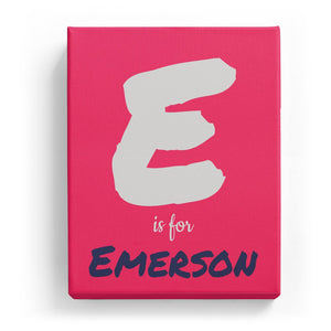 E is for Emerson - Artistic
