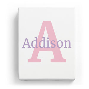 Addison Overlaid on A - Classic
