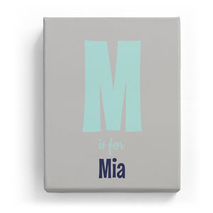 M is for Mia - Cartoony
