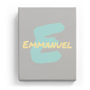 Emmanuel Overlaid on E - Artistic